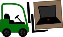 Laptopu bāze logo