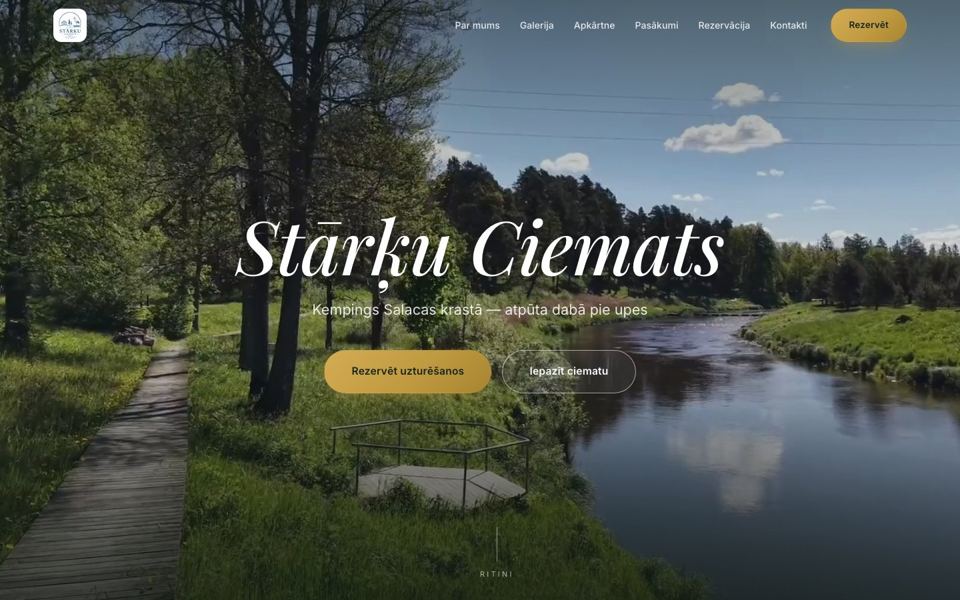 Stārķu ciemats mājaslapa